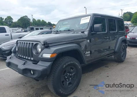 2018 Jeep Wrangler Unlimited Sport 4X4 z USA, uszkodzony, nr VIN 1C4HJXDG2JW201686